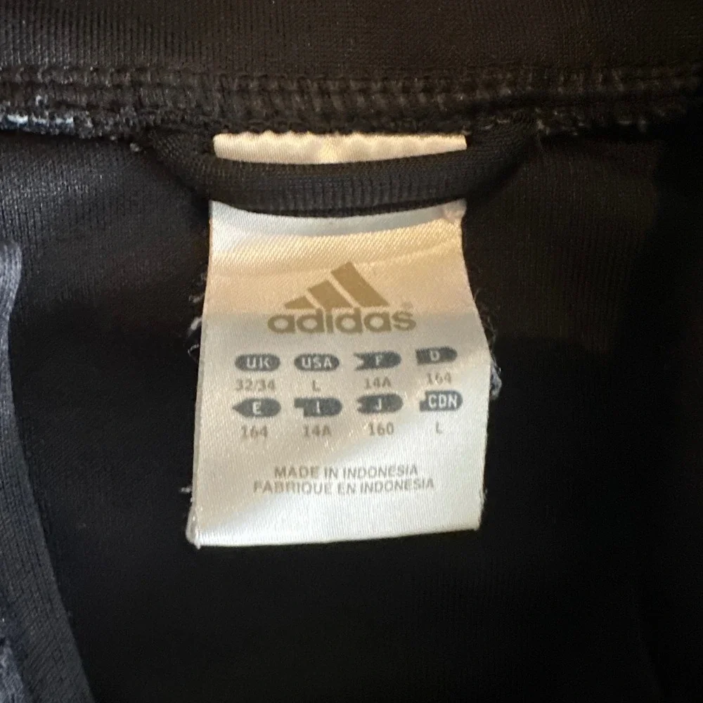 Adidas Deutschland Germany Track Jacket Kids Large Black Red Yellow 378887